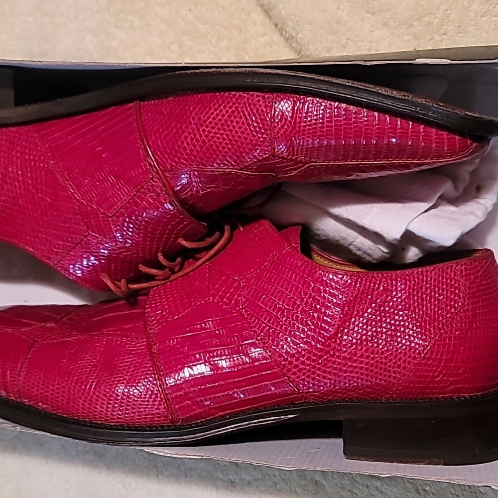 David eden mens alligator and lizard shoes